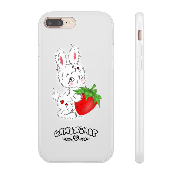 strawbunny flexi phone cases