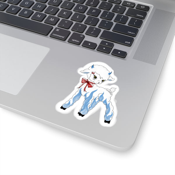 devil lamb sticker