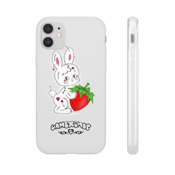 strawbunny flexi phone cases