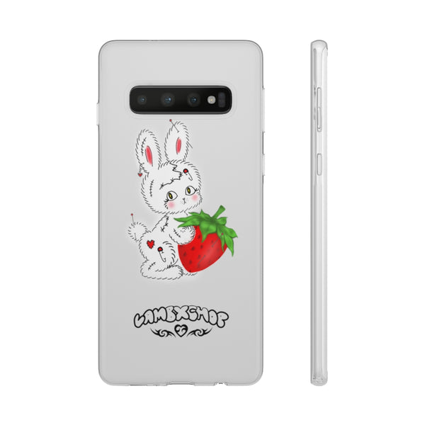 strawbunny flexi phone cases