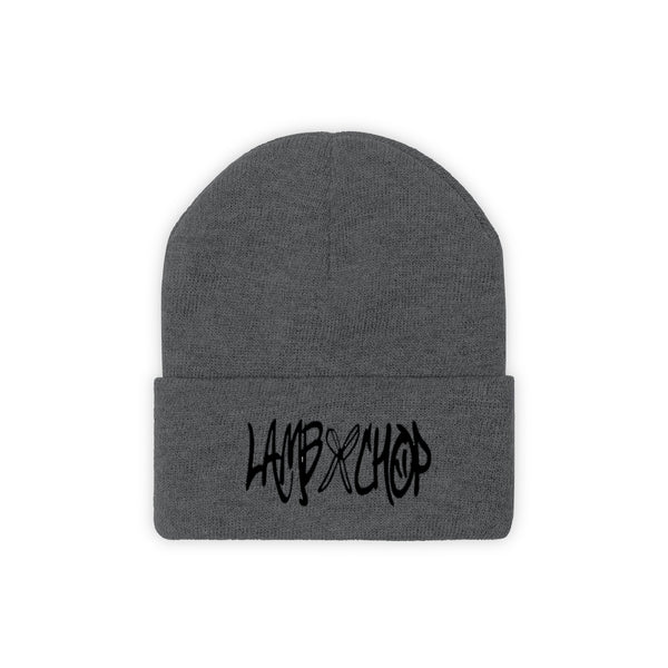 embroidered lambxchop beanie