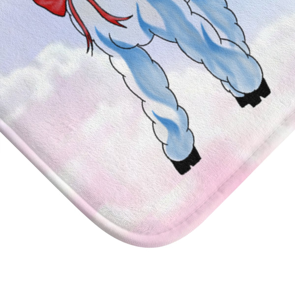 duality of lamb bath mat