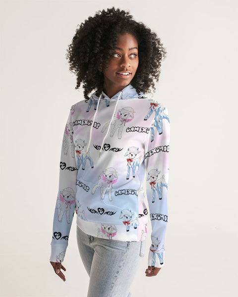 duality of lamb full print hoodie