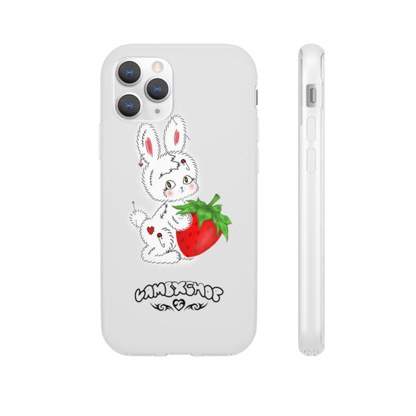 strawbunny flexi phone cases
