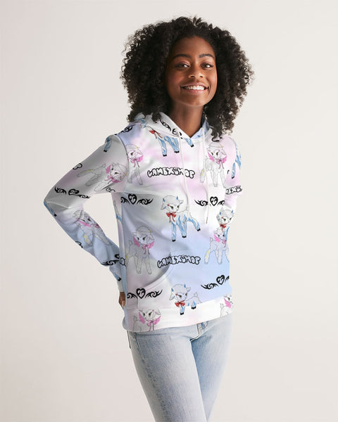 duality of lamb full print hoodie