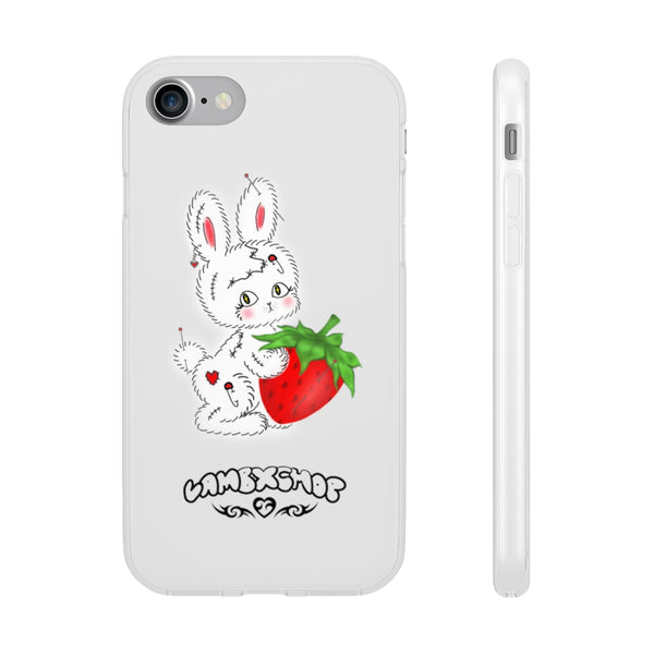 strawbunny flexi phone cases