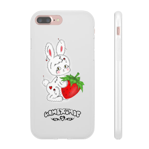 strawbunny flexi phone cases