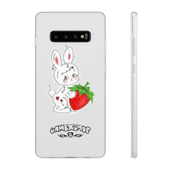 strawbunny flexi phone cases