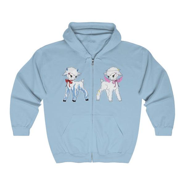 duality of lamb zip-up