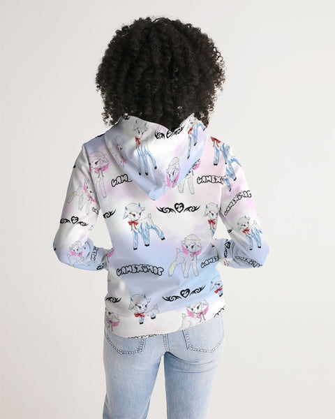 duality of lamb full print hoodie