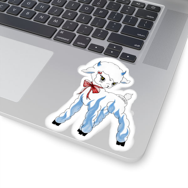 devil lamb sticker