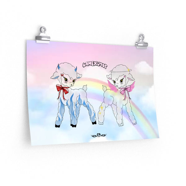 duality of lamb posters