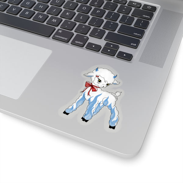 devil lamb sticker