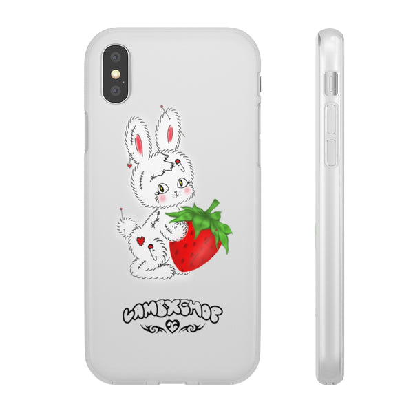 strawbunny flexi phone cases
