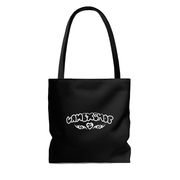 strawbunny tote bag