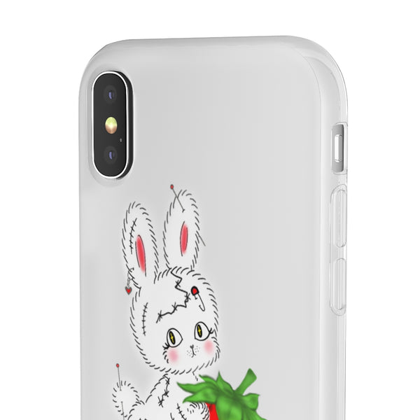 strawbunny flexi phone cases