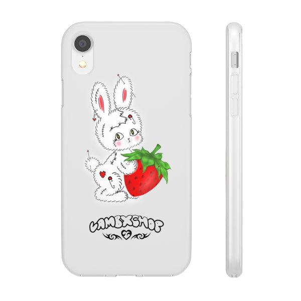 strawbunny flexi phone cases