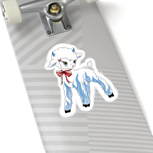 devil lamb sticker