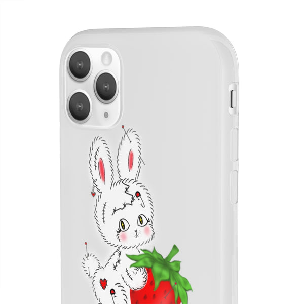 strawbunny flexi phone cases