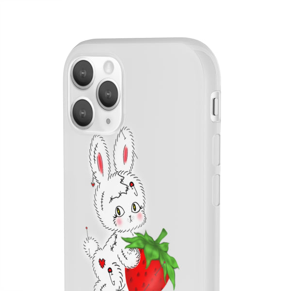 strawbunny flexi phone cases