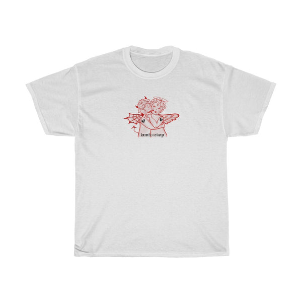angel / devil tee