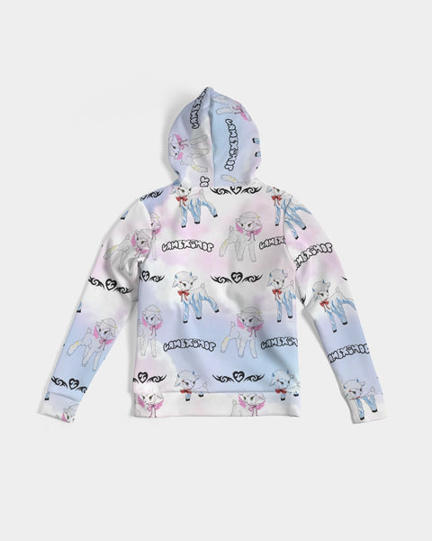 duality of lamb full print hoodie
