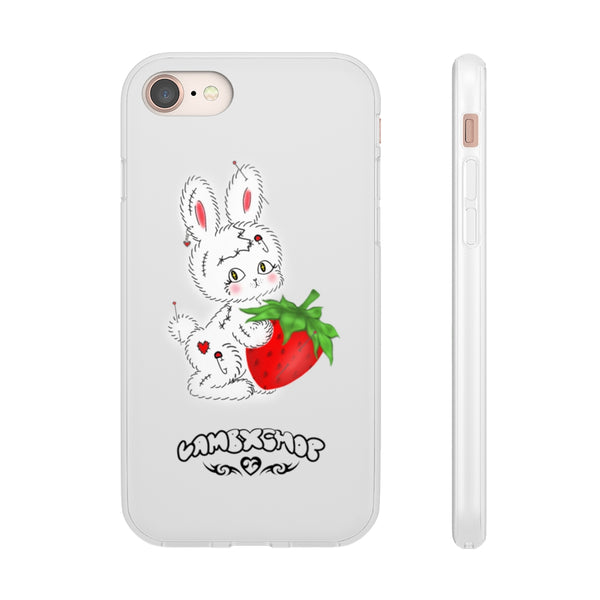 strawbunny flexi phone cases