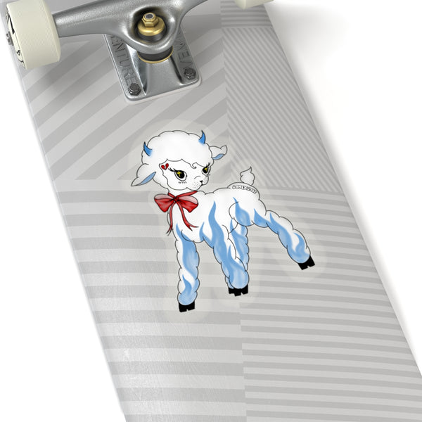 devil lamb sticker