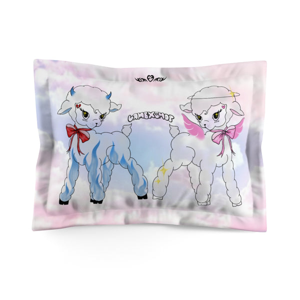duality of lamb pillow case