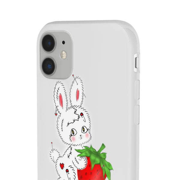 strawbunny flexi phone cases