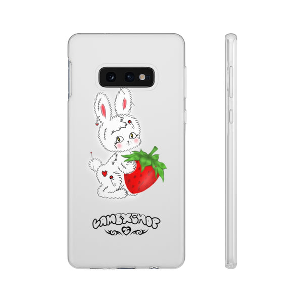 strawbunny flexi phone cases